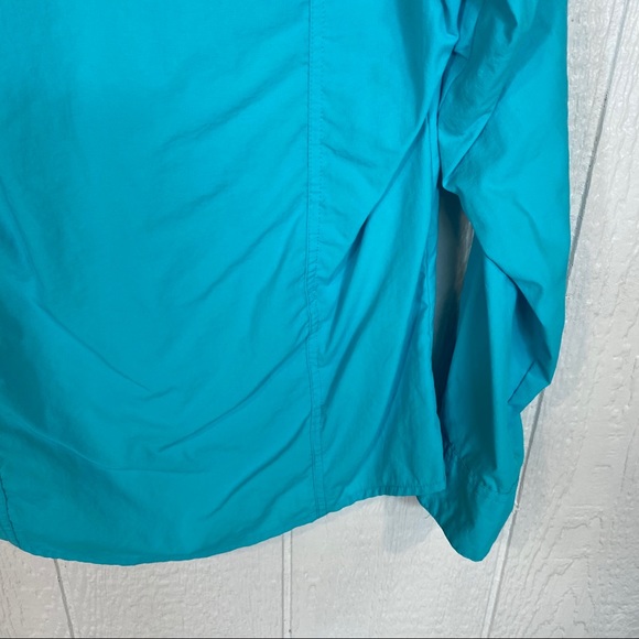 Mens Bass Pro Shop Teal Blue Long Sleeve Shirt - Picture 6 of 13